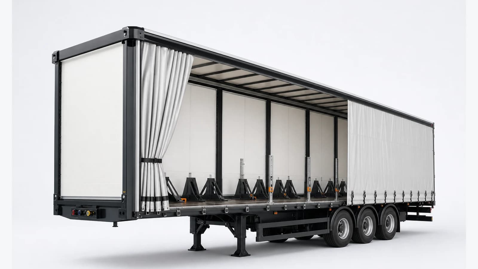Paper Carrier Curtainsider Semi-trailer