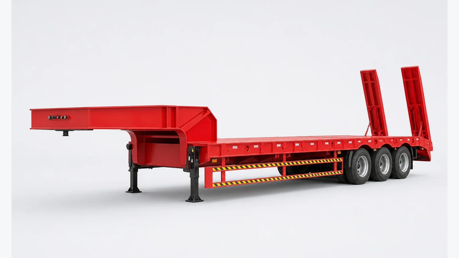 Standard Fixed Low-bed Semi-trailer