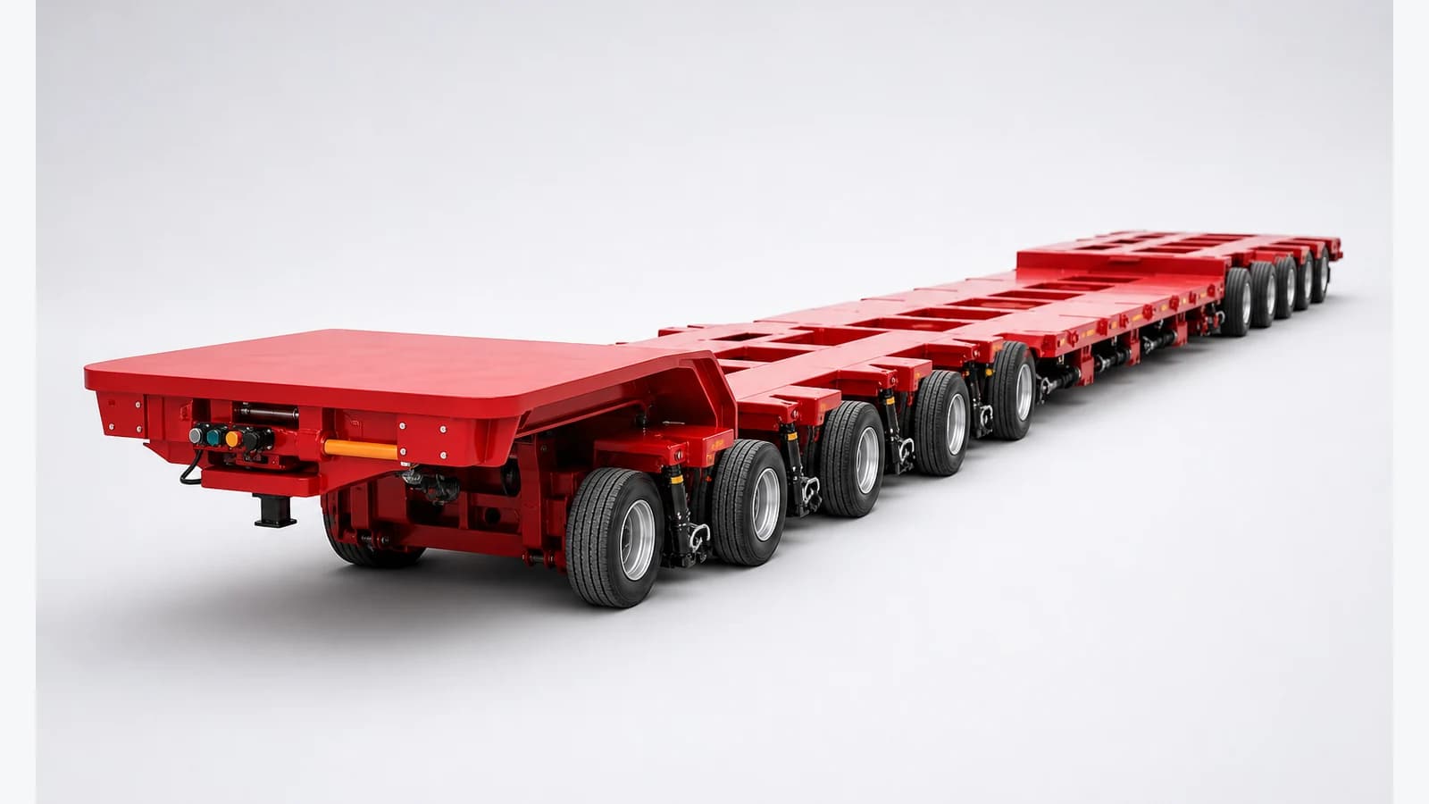 Hydraulic-steered Low-loader Semi-trailer