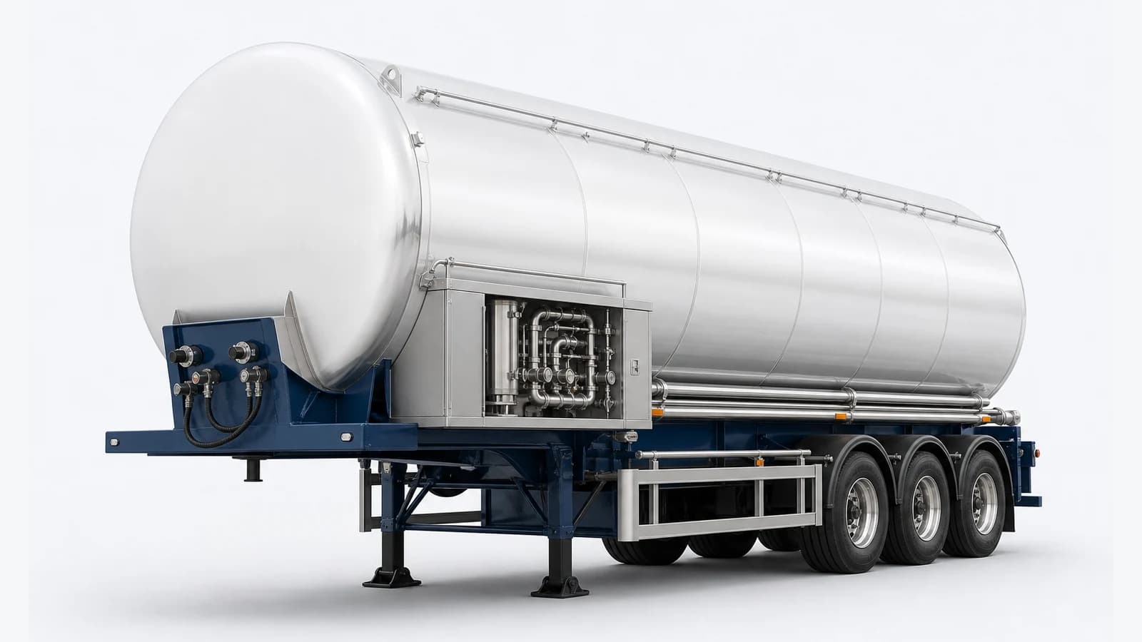 Industrial Gas Cryogenic Tanker Semi-trailer